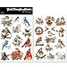 CATaireen Crystal Rub On Transfer Stickers Vintage UVDTF Cold Decals Craft Supplies for Glass Acrylic Wood Stone Robins - Image 2