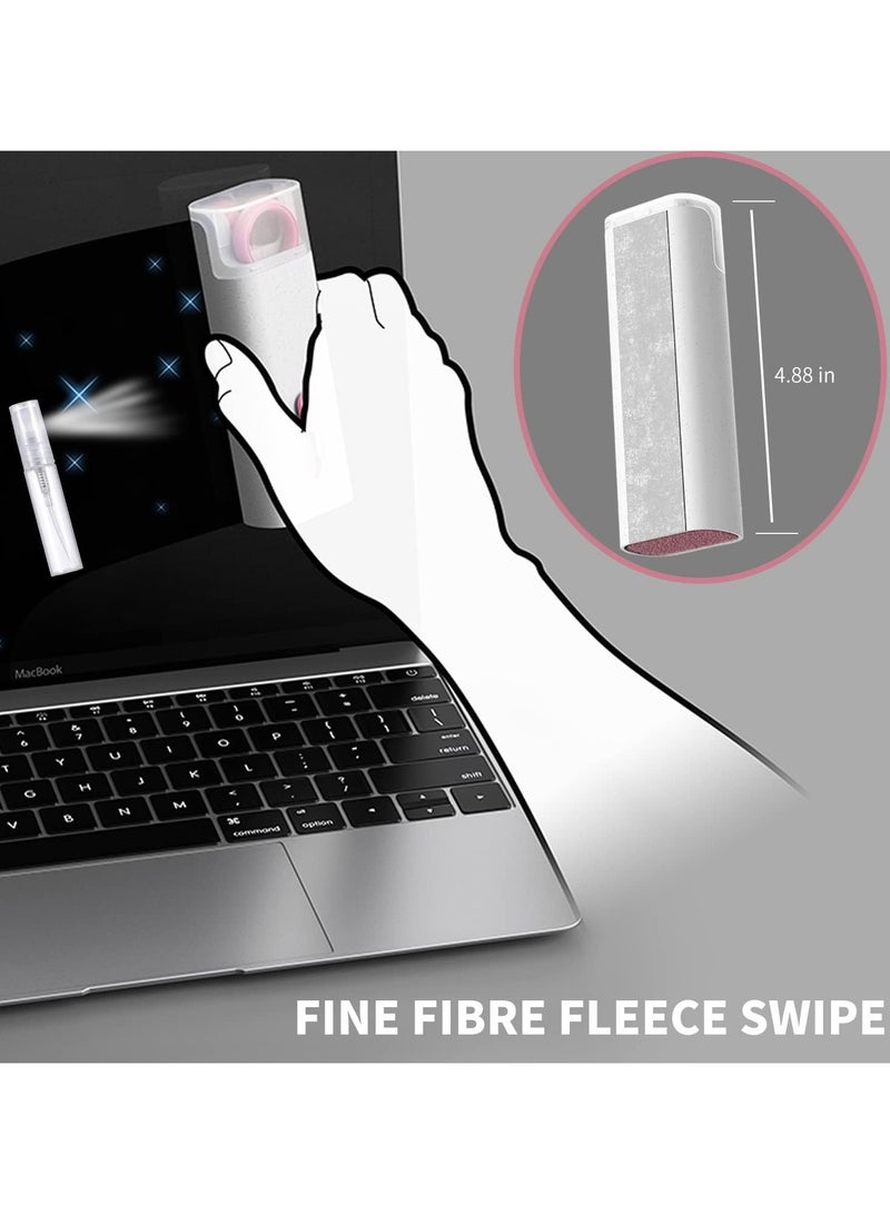 منظف الكمبيوتر المحمول، مجموعة تنظيف لوحة المفاتيح 7 في 1، مجموعة تنظيف سماعات أذن الكمبيوتر MacBook، فرشاة غبار الجهاز اللوحي والشاشة، بما في ذلك المسح الناعم، والمسح، وقلم تنظيف في 1، وساحبة المفاتيح وزجاجة الرش - Image 4