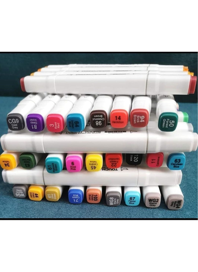 Touch Touch Marker Color Set of 60 Pieces  - Image 3