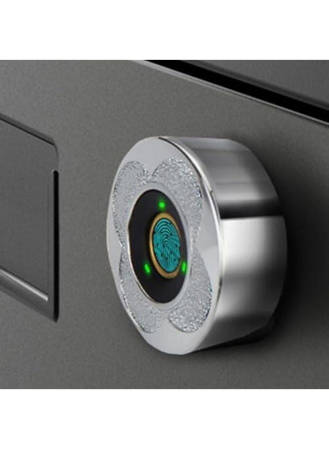 Fingerprint Cabinet Lock Smart Drawer 20mm Silver Zinc Alloy Fast 05s Unlock 20 User Capacity - Image 5