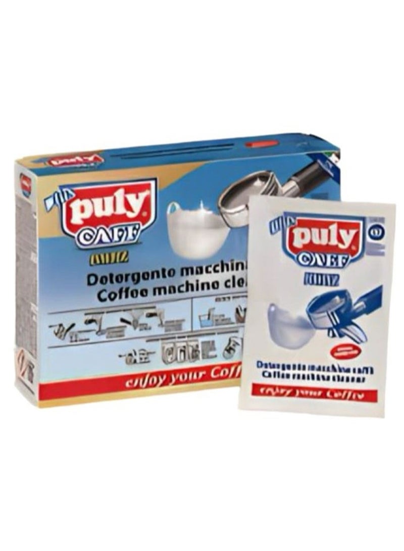 Puly Caff Machine Cleaner Powder 10 Packets Of 20G - Image 2