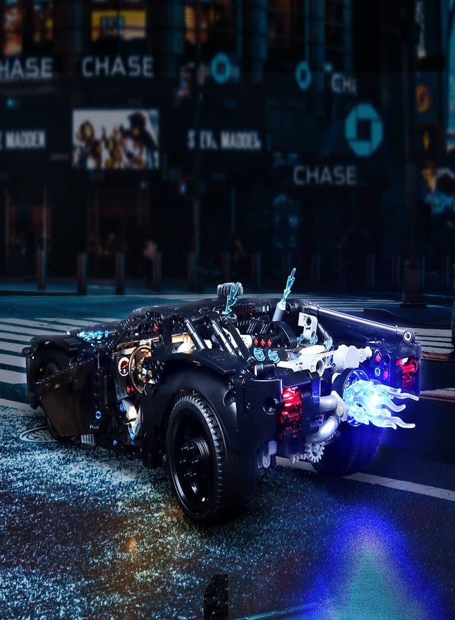VONADO LED Light Kit Compatible with Lego Technic The Batmobile 42127, DIY Lighting for Lego Batmobile - Image 3