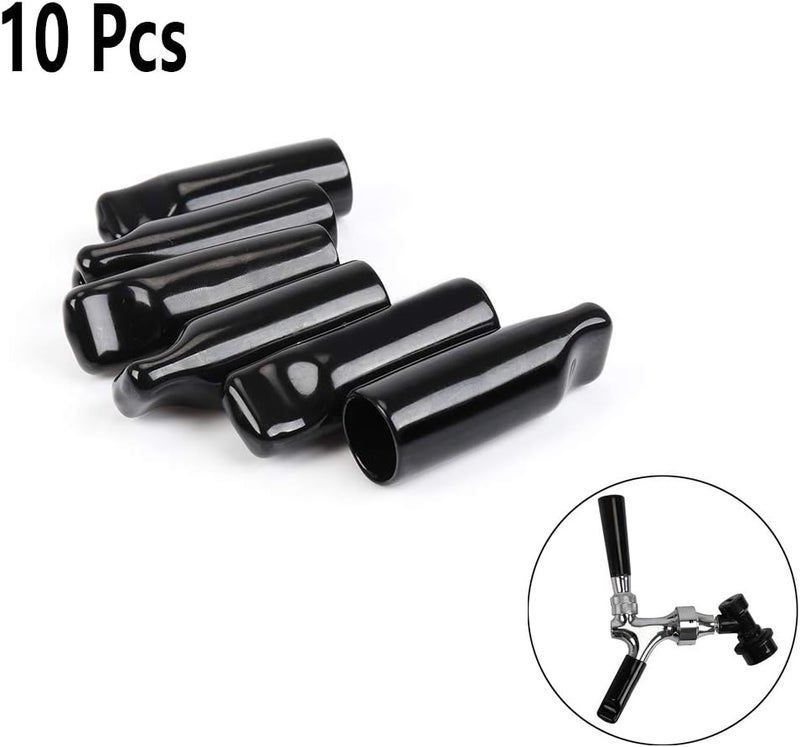 LEGERM Beer Tap Cover Draft Faucet Keg Caps Rubber Tap Soother Sanitary Cover 10 Pcs - Image 2