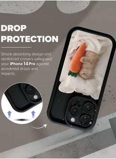 Mida Mobile phone case for iPhone 14 Pro - 6.1 inch, full body protection case with silky soft feel, shockproof cover  - Image 4