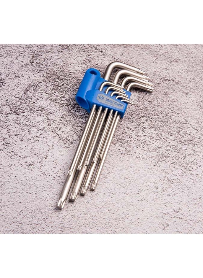 King Tony 9‑Piece Long Star Key Set T10–T50 – Model 20319PR Precision Tool Set - Image 2