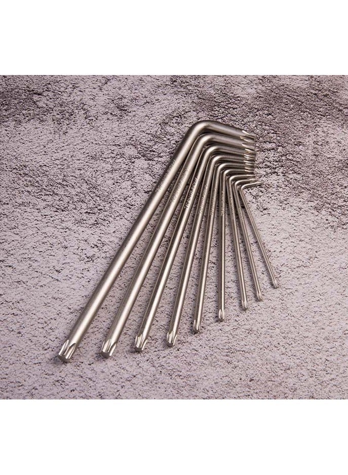 King Tony 9‑Piece Long Star Key Set T10–T50 – Model 20319PR Precision Tool Set - Image 3