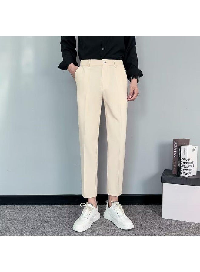 Shougu Men's Fashionable Casual Business Suit Pants 