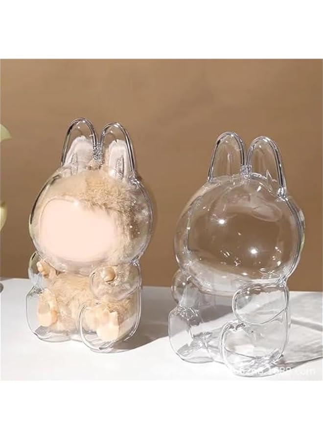 Arabest Clear Figure Display Case,Plastic Protective Cover for Blind Box Figures,Portable Dustproof Mini Doll Storage Bag,Blind Box Display Pouch for Fans and Collectors  - Image 3