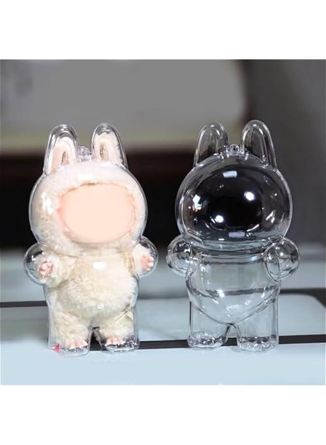 Arabest Clear Figure Display Case,Plastic Protective Cover for Blind Box Figures,Portable Dustproof Mini Doll Storage Bag,Blind Box Display Pouch for Fans and Collectors  - Image 4