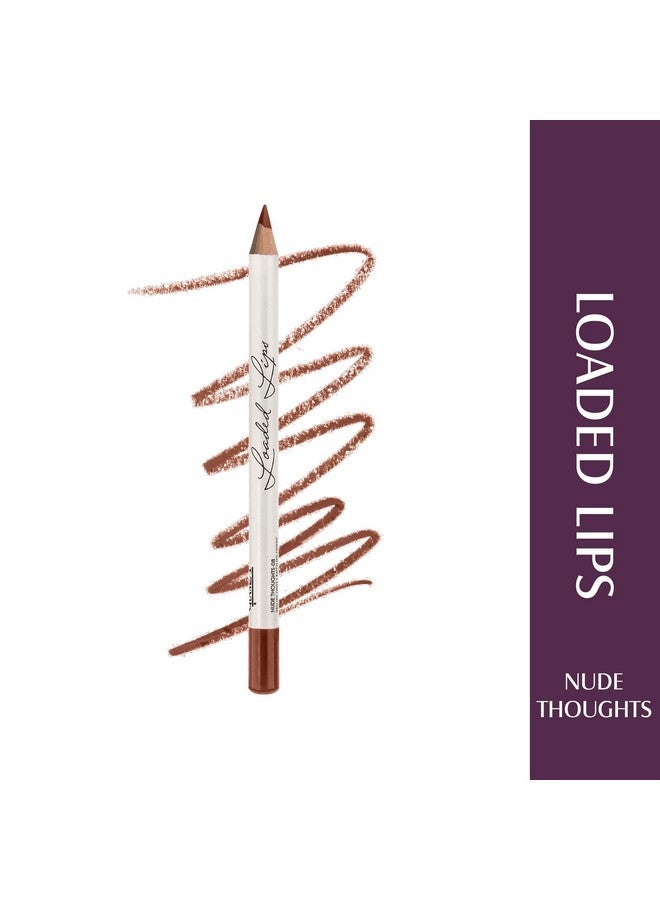 جلام 21 قلم تحديد الشفاه Glam21 للحصول على شفاه نظيفة وكريمية بتركيبة سهلة الانزلاق، مما يوفر ظلًا مثاليًا 08 Nude Thoughts - Image 2