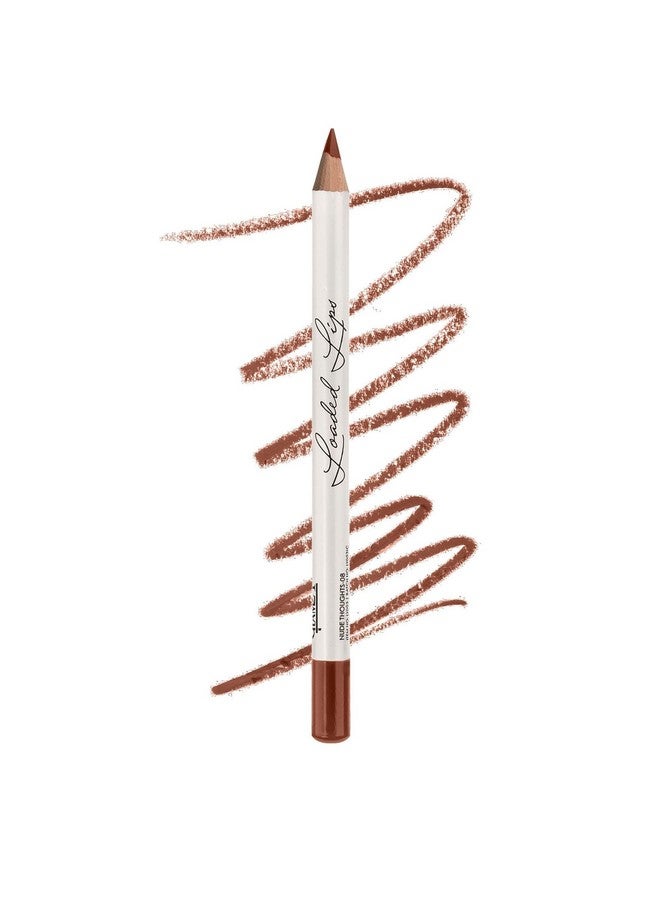 جلام 21 قلم تحديد الشفاه Glam21 للحصول على شفاه نظيفة وكريمية بتركيبة سهلة الانزلاق، مما يوفر ظلًا مثاليًا 08 Nude Thoughts - Image 1