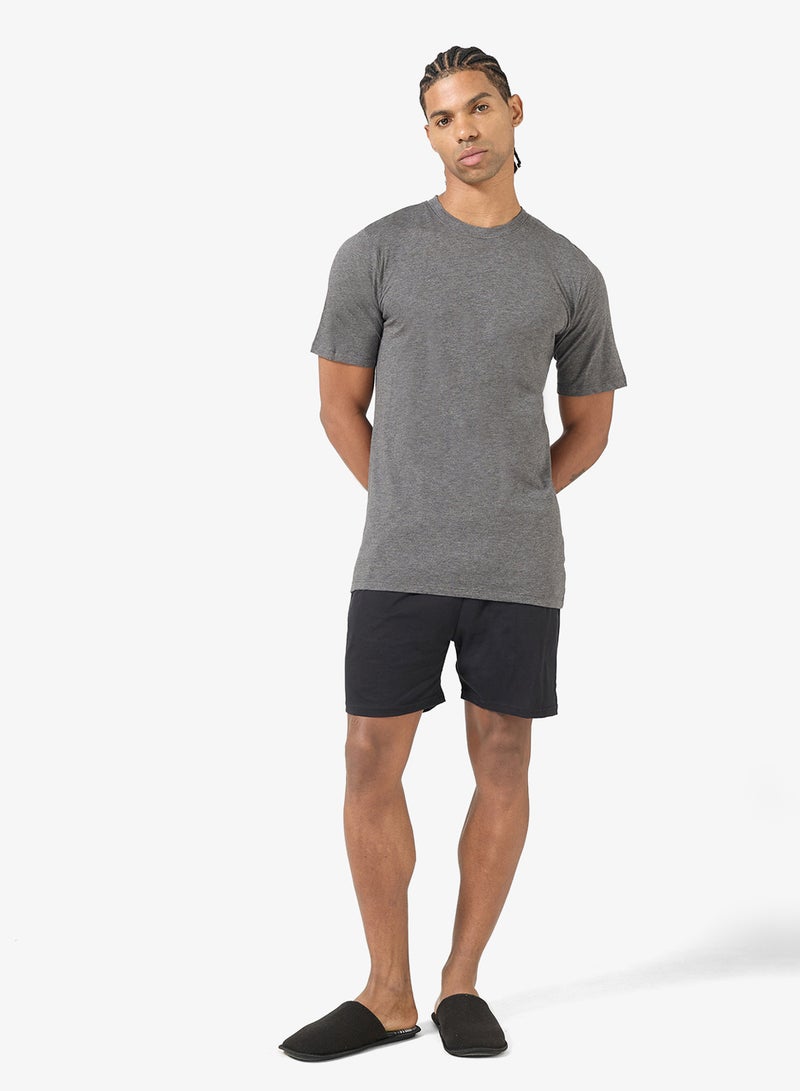 سفنتي فايف طقم بيجامة تي شيرت وشورت - Image 5