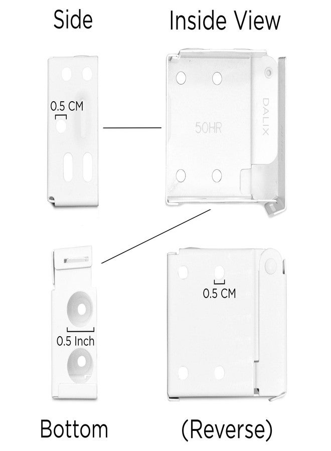 داليكس أقواس تثبيت ستائر داليكس عالية الارتفاع، قطع غيار النوافذ الرأسية والأفقية - Image 4