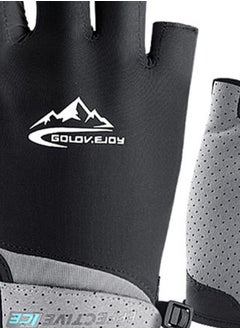 NIBEMINENT Pair Of Protective Half Finger Golf Glove S  - Image 2