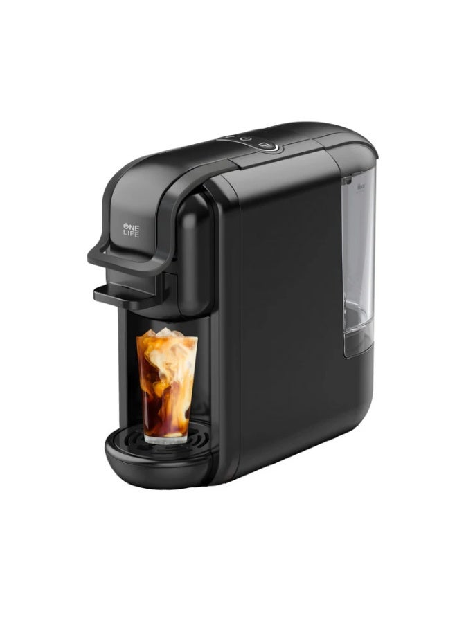 ون لايف ماكينة صنع القهوة و اسبريسو وان لايف متعددة الكبسولات 4 في 1 ES90R / B – Multicolour