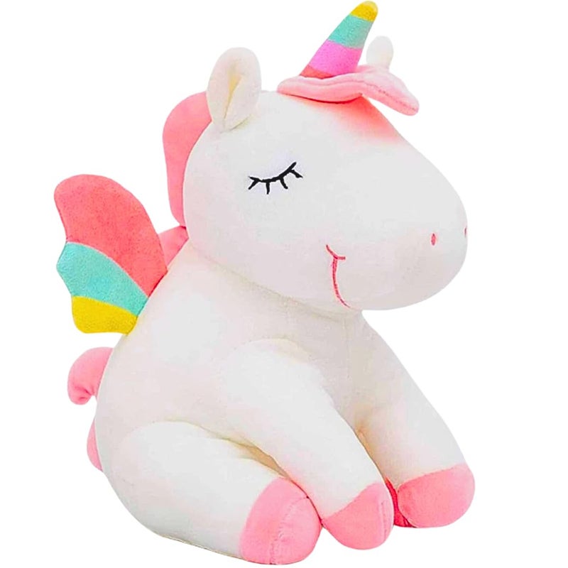 Softdreams Soft Plush Toy for Kids – Cute Stuffed Animal Soft Toy – Soft Cuddly Toy for Baby Boys & Girls, Return Gift -Sitting Unicorn 22cm - Image 4