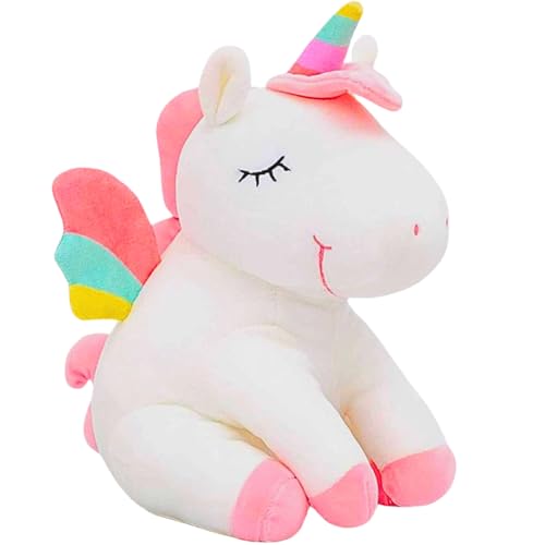 Softdreams Soft Plush Toy for Kids – Cute Stuffed Animal Soft Toy – Soft Cuddly Toy for Baby Boys & Girls, Return Gift -Sitting Unicorn 22cm - Image 1