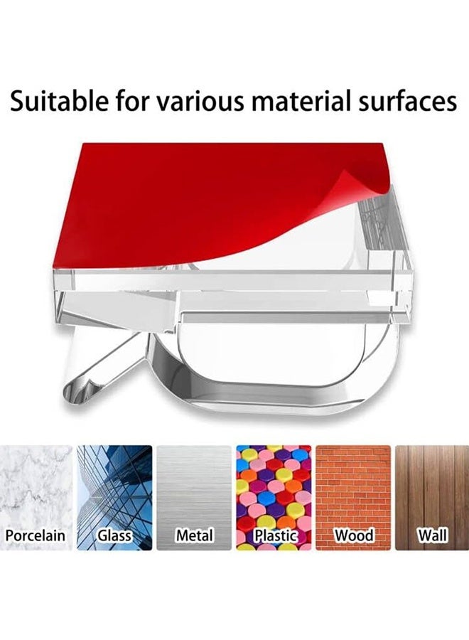 50-Piece Adhesive Cable Clips,Desktop Adhesive Cable Organizer Cord Holder, Hanging Fixed Cable Management Clip, Wire Clips for TV Laptop Home Office Transparent - Image 5