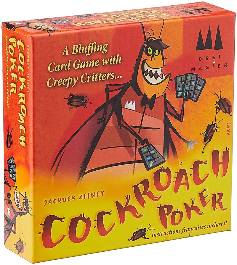 Schmidt Cockroach Poker Party Game | Bluffing Strategy Card Game for Adults and Kids | Ages 8+ | 3-6 Players | Average Playtime 15-25 Minutes - Image 1
