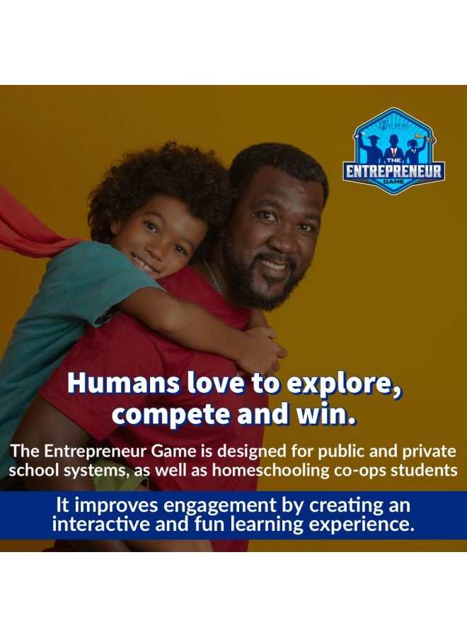 EESpeaks- The Entrepreneur Game The Entrepreneur Game - Award-Winning STEM Accredited Board Game for Kids & Adults | Teaches Money Management, Business Strategy & Financial Literacy | Best in STEM, Mom's Choice Award Winner 2024  - Image 4
