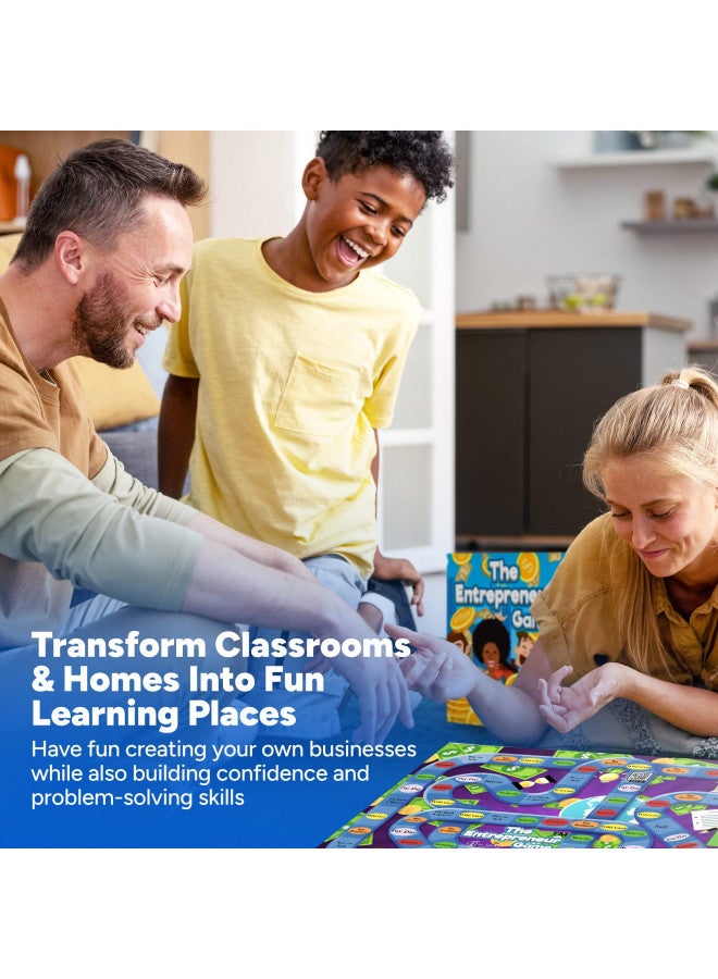 EESpeaks- The Entrepreneur Game The Entrepreneur Game - Award-Winning STEM Accredited Board Game for Kids & Adults | Teaches Money Management, Business Strategy & Financial Literacy | Best in STEM, Mom's Choice Award Winner 2024  - Image 3