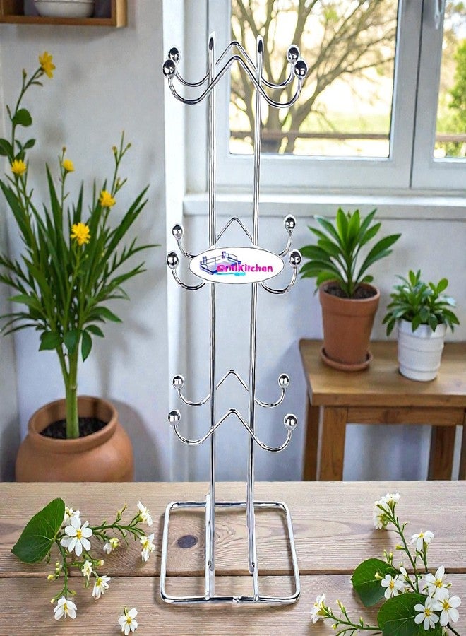 STANDIFY حامل أكواب STANDIFY® M-Cup & Mug Stand_H_Stnfy حامل أكواب وأكواب من الفولاذ المقاوم للصدأ منظم متعدد الأغراض حامل مطبخ لسطح العمل ومنطقة الحوض. - Image 2