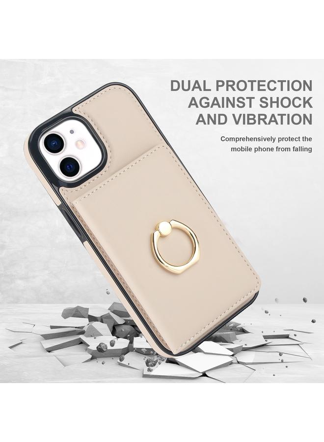 Zaboon Case For iPhone 12 mini RFID Anti-theft Card Ring Holder Phone Case - Image 2