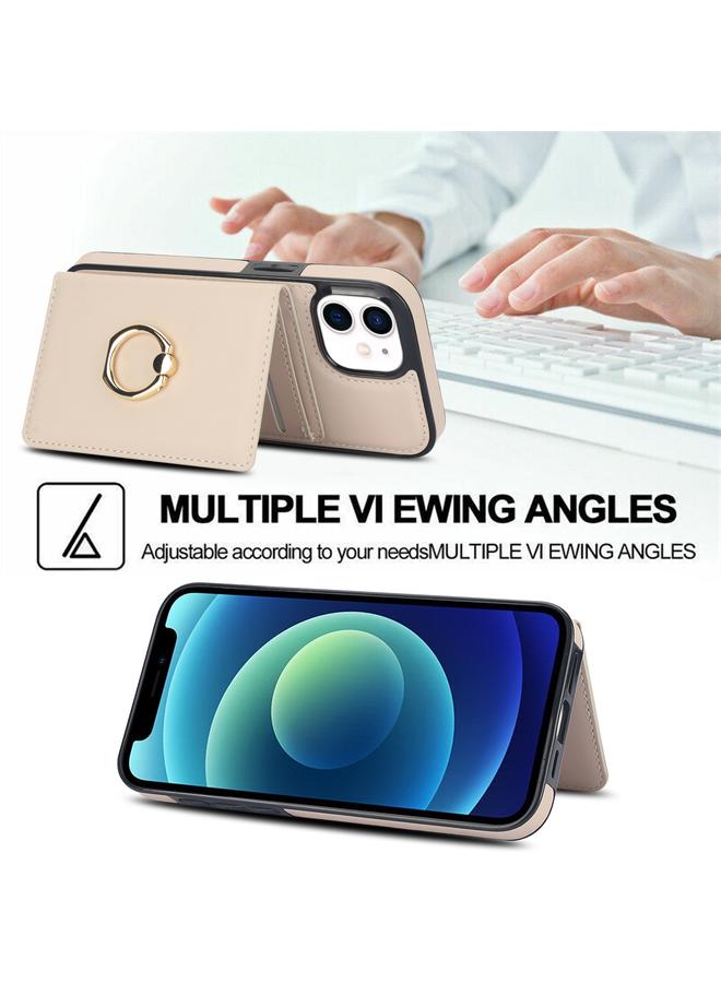 Zaboon Case For iPhone 12 mini RFID Anti-theft Card Ring Holder Phone Case - Image 4