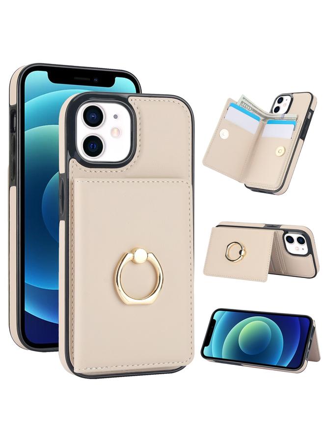 Zaboon Case For iPhone 12 mini RFID Anti-theft Card Ring Holder Phone Case - Image 1