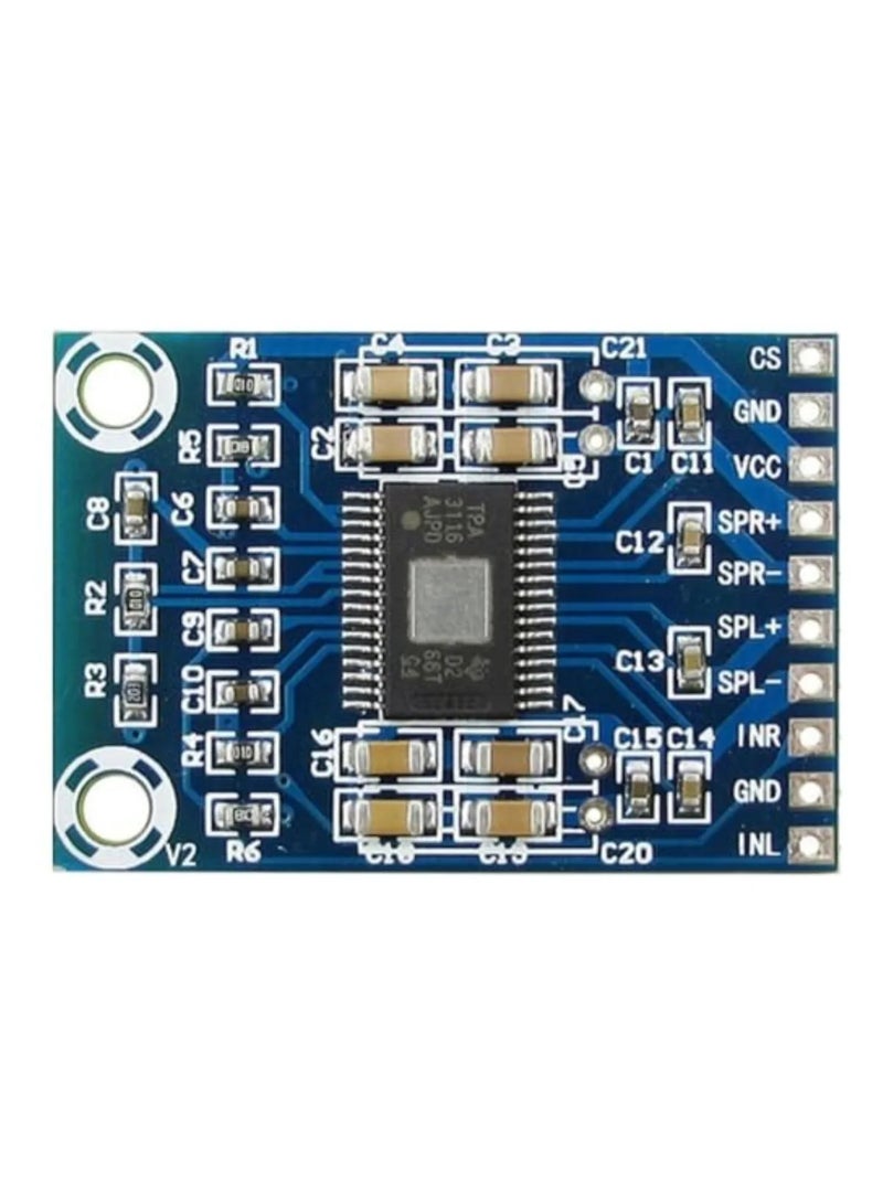 XH-M562 TPA3116D2 2.0 قناة مجلس مكبر الطاقة الرقمي (50W × 2 ، DC12-24V) - Image 3