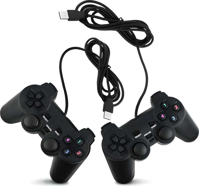 Astakos Compatible with All Windows Series USB Computer Game Controller Gamepad Set of 2 Analog Vibration Guaranteed