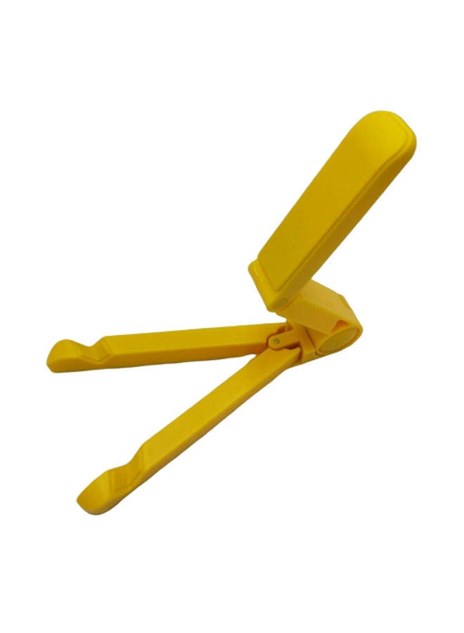 NIBEMINENT Trifold Desktop Mobile Phone And Universal Flat Bracket Yellow  - Image 1