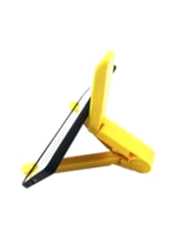 NIBEMINENT Trifold Desktop Mobile Phone And Universal Flat Bracket Yellow  - Image 2