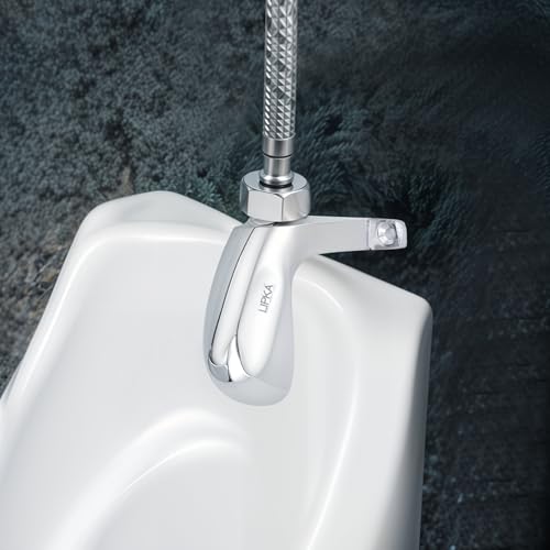 LIPKA Full Brass Urinal Spreader with Hex | Heavy Quality Urinal Spreader | Brass Urinal Spreader Male Thread | Brass Urinal Spreader For Bathroom | Chrome Finished (Pack Of 1) - Image 1