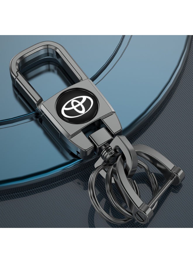 TOYOTA Premium Keychain  Screw Lock Car keychain-TOYOTA - Image 1