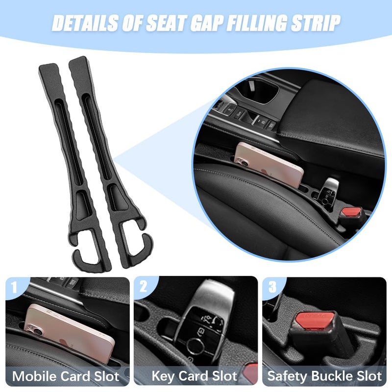 Pincuttee 2PC Car Seat Gap Fillers, Universal Fit for SUV, Truck - Fill Gap Between Seat and Console - Image 5