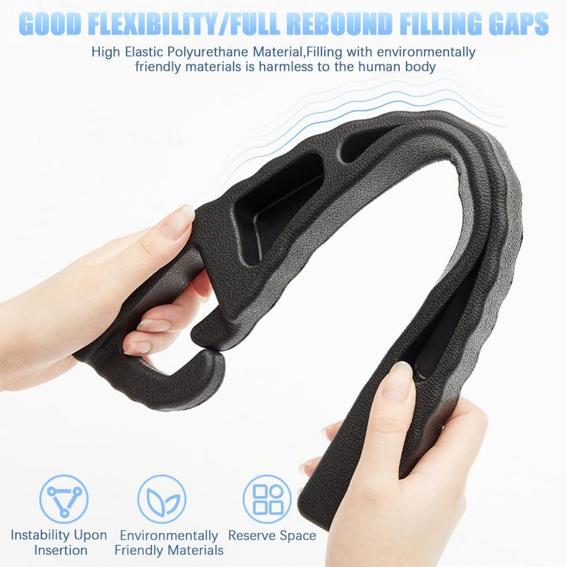 Pincuttee 2PC Car Seat Gap Fillers, Universal Fit for SUV, Truck - Fill Gap Between Seat and Console - Image 3