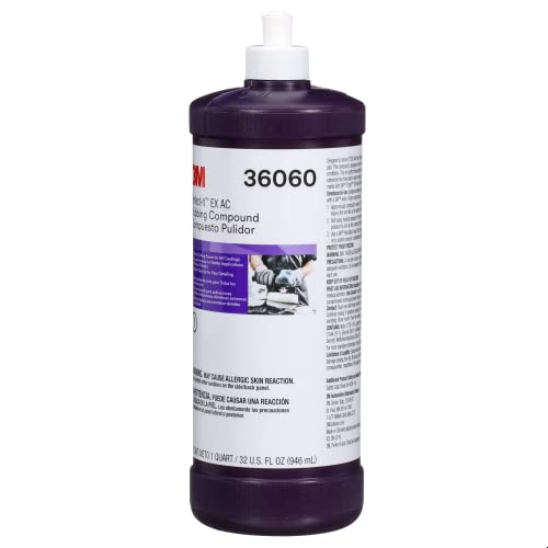 3M Perfect-It Perfect-It EX AC Rubbing Compound, 36060, Fast Cutting, High Performing, 1 qt (32 fl oz) - Image 2