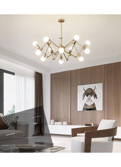 Cluc Mesh movable chandelier - 12 branch - Gold  - Image 2
