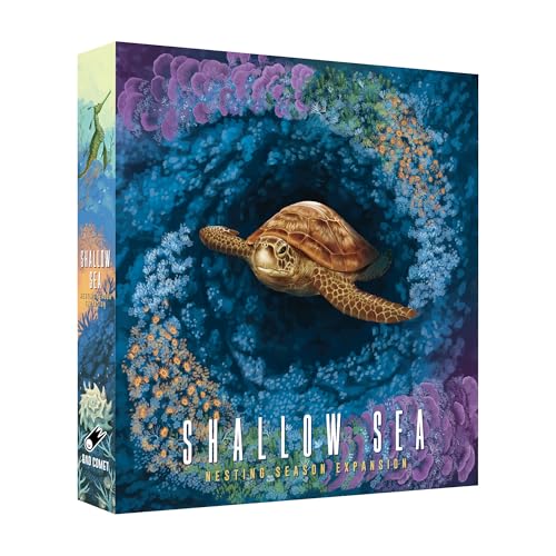 BAD COMET Shallow Sea Board Game Strategy TilePlacement Game for Adults Families 14 Players 3045 Min Play Build Coral Reef Ecosystem Ocean Puzzle Game NatureInspired Nesting Season Expansion - Image 1