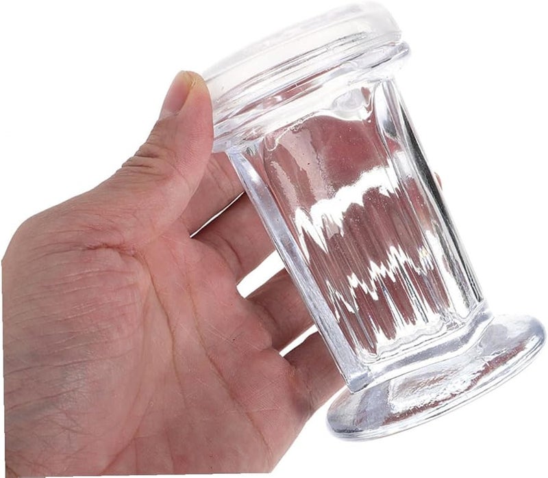 3 قطع من برطمانات التلوين الزجاجية كوبلين مع أغطية لشرائح المجهر، مختبر كيمياء عينات الأنسجة مقاومة للحرارة - Image 4