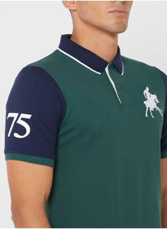 Seventy Five Colourblock Polo Shirt  - Image 3