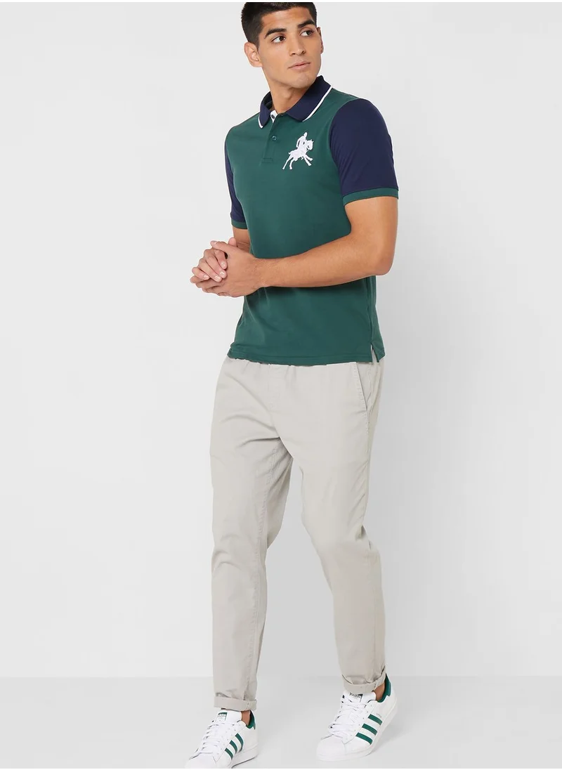 Seventy Five Colourblock Polo Shirt
