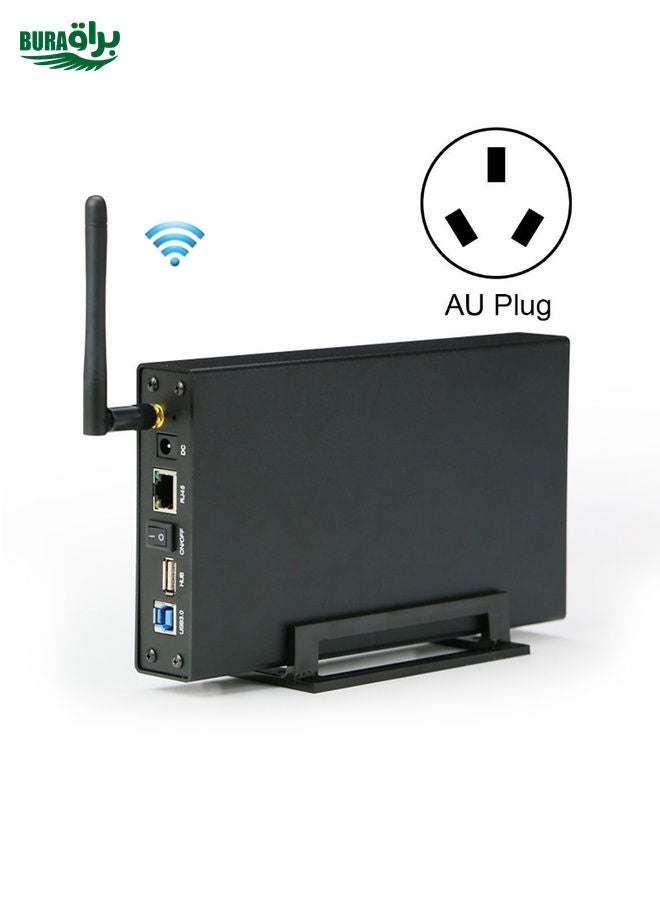 BURAQ Blueendless 3.5 inch Mobile Hard Disk Box WIFI Wireless NAS Private Cloud Storage( AU Plug)  - Image 1