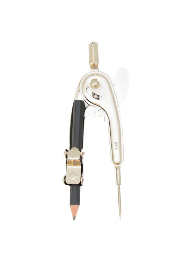 Westcott Metal Ball Bearing Compass with Pencil, Nickel Plated (12201) - Image 1