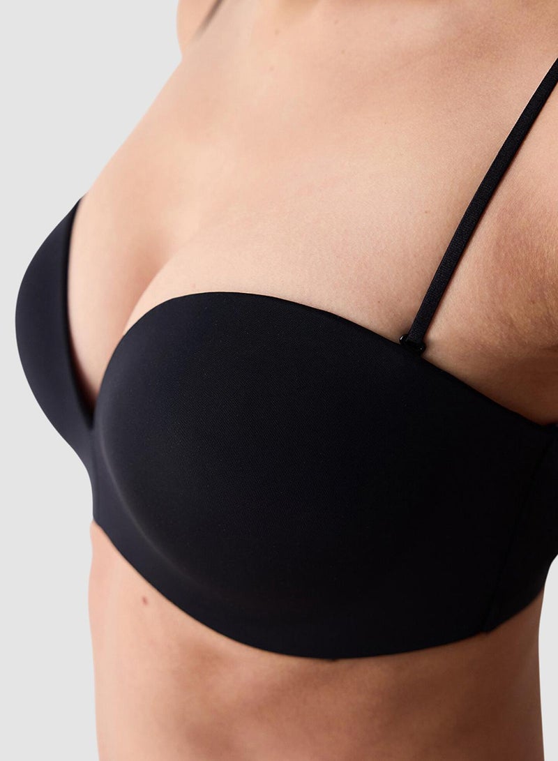 Penti Push Up Deep Decolette Black Bra - Image 5