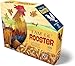 Madd Capp Lil Rooster 100 Piece Jigsaw Puzzle for Ages 5 4012 Unique AnimalShaped Border Poster Size When Completed Oversized Puzzle Pieces for Easy Handling Includes Educational Fun Facts - Image 2