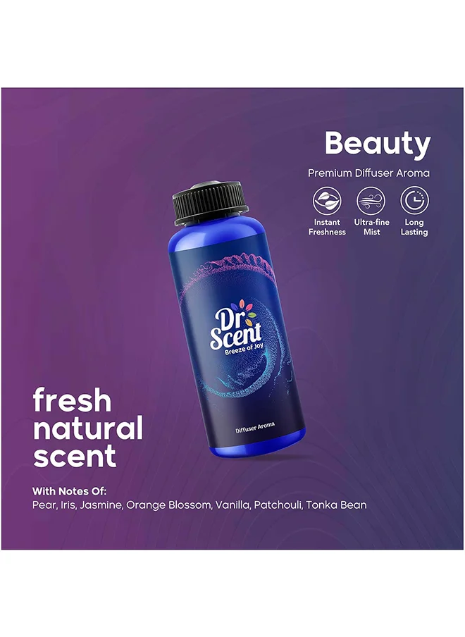 Dr Scent Dr Scent Diffuser Aroma Beauty, Feel the Sweet Notes of Pear, With Blooming Delicate Notes of Iris Jasmine and Finishing with Tonka Bean (500ml)
