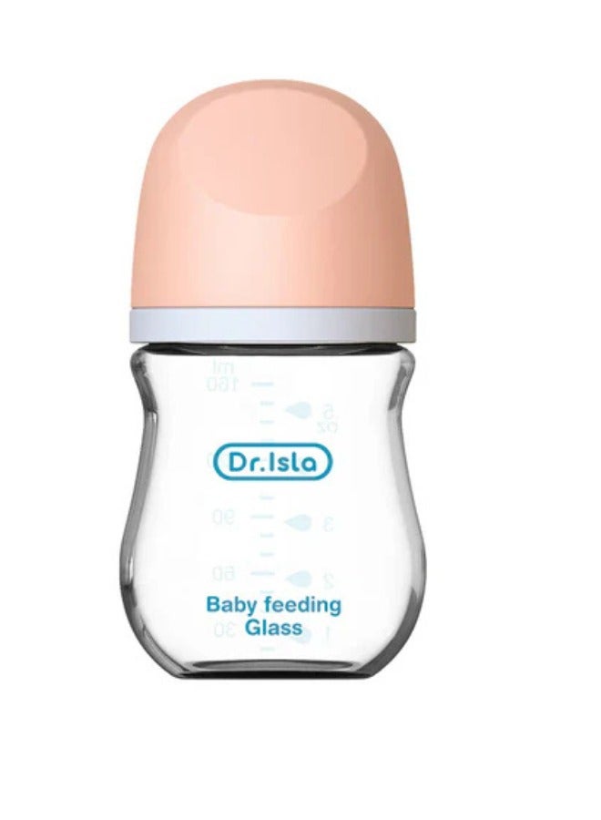 Dr. Isla Baby Bottle Newborn Glass Bottles 160ML Anti-Flatulence Infant BPA Free