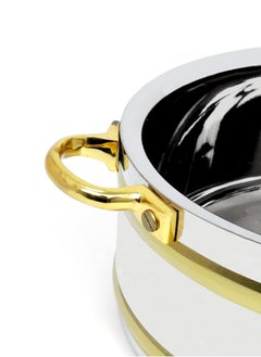 BLACKSTONE California Steel Casserole Hotpot with Handle & Stylish Knob 6500ML  - Image 3